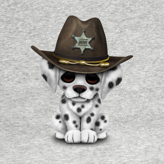 Cute Dalmatian Puppy Sheriff by jeffbartels